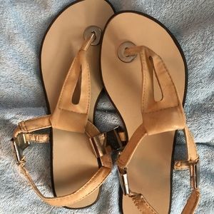 Sandals with back straps